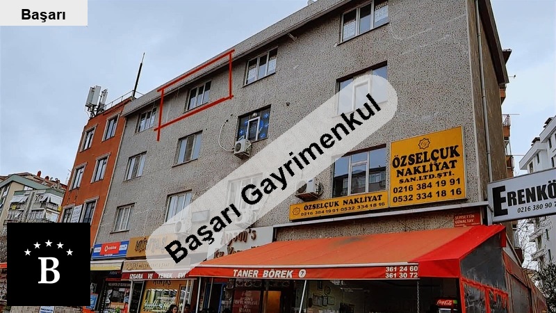 Başarı'dan kazasker minibüs si üzerinde yatirimlik 1+0 satilik büro