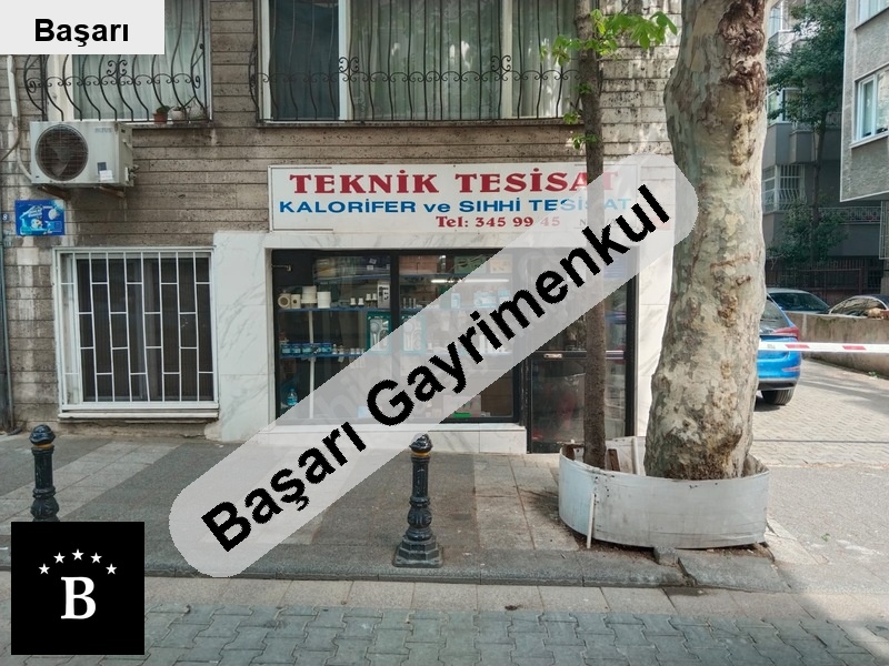 Başarı'dan moda'da prestijli konumda wc li kat mülkiyetli firsat dükkan