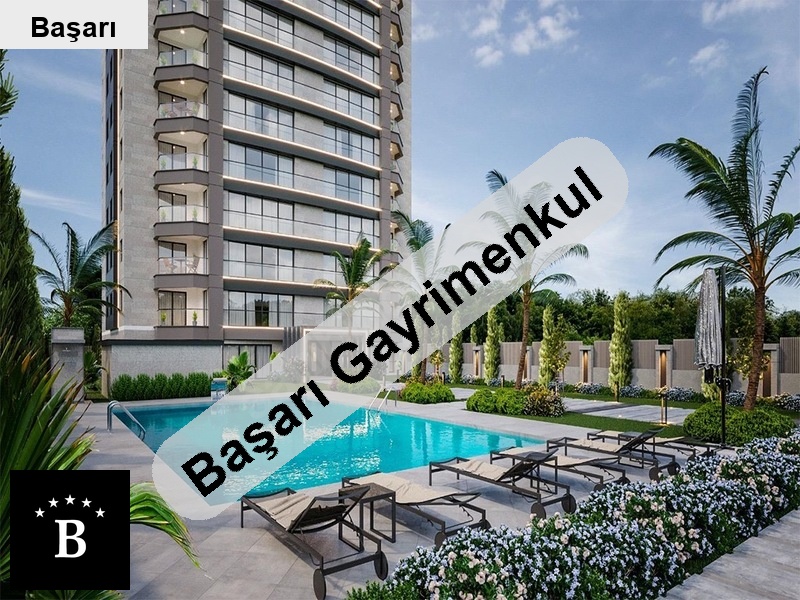 Başarı'dan 7/24 günli̇kli̇ bi̇nada açik yüzme havuzlu 166m2net 4+1