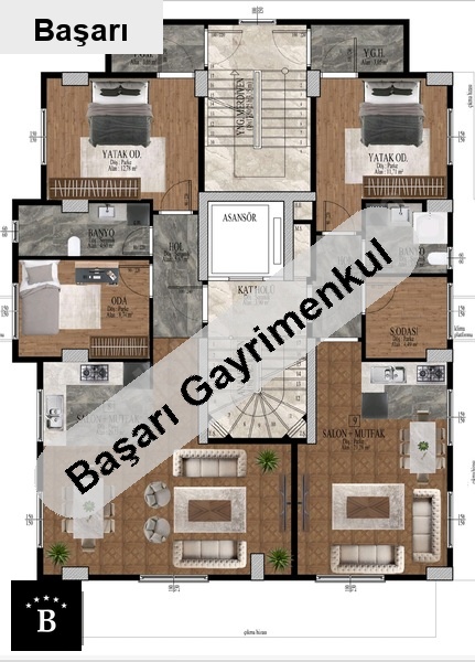 Başarı'dan bi̇zi̇m  şubat tesli̇m marmaraya komşu firsat 2+1