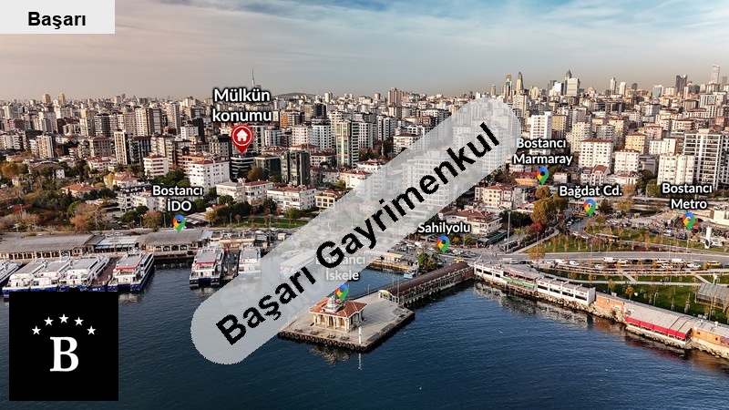 Başarı'dan  bostanci'da satilik 6+2 çati dubleks