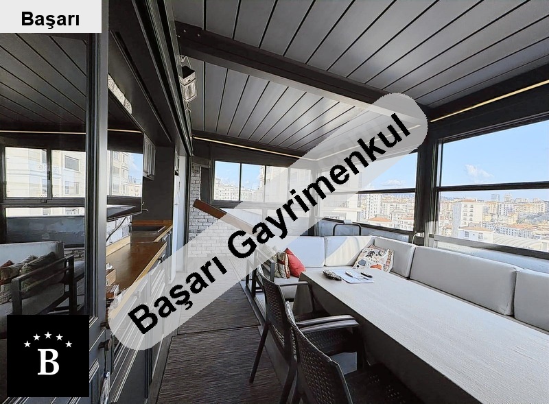 Başarı'dan bostancı'da kapalı teraslı deniz manzaralı 4+2