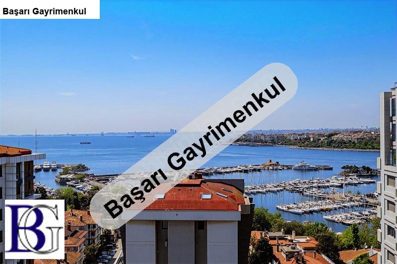 başarı'dan fenerbahçe'de kapanmaz deni̇z marina ve adalar manzarali 420 m2 emsalsi̇z çatı dublexi